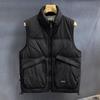 2025 Autumn/Winter Men's Stand Collar Casual Vest - Youth Fashion, Stylish and Versatile