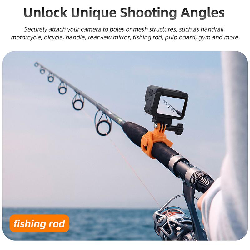 Universal Flexible Fix Strap Bracket For DJI Osmo Action 5 Pro/4/3 Insta360 Ace Pro 2 For GoPro 13/11 Action Camera Accessories