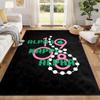 Alpha Kappa Alpha sorority Carpet Door Mat for Living Room or Bedroom Protective Mat Under Chair Office Decoration Christmas Gift Birthday Present