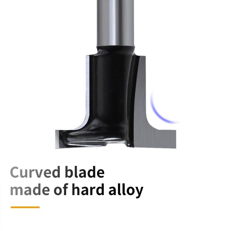 Bogenbiegen Integrierte Formgebung Fräser Bit 1/4 Zoll Holzbearbeitung Kreisförmiges Biegen Nutenwerkzeug