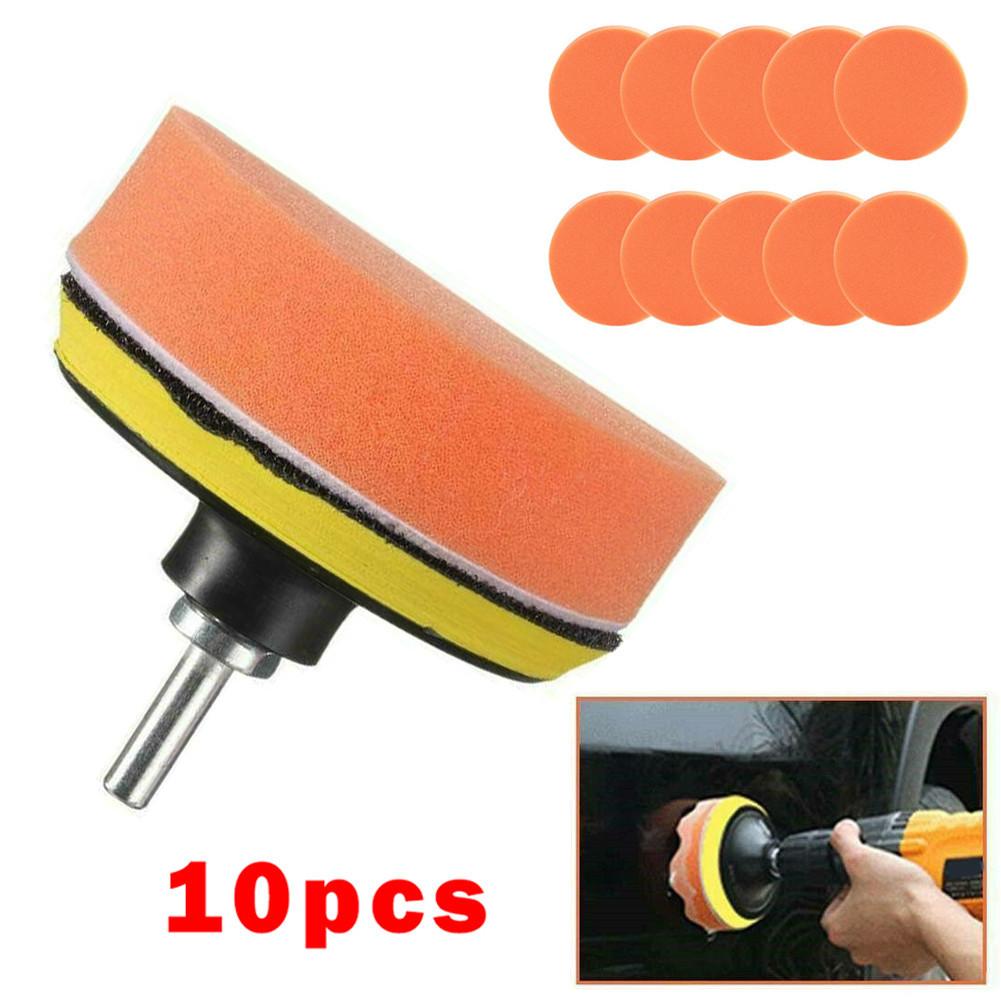 4/10/24pcs Car Waxing Sponges Detailing Applicator Wash Polish Pad Foam Sponge Automotive Microfiber Waxing Cleaning Tools