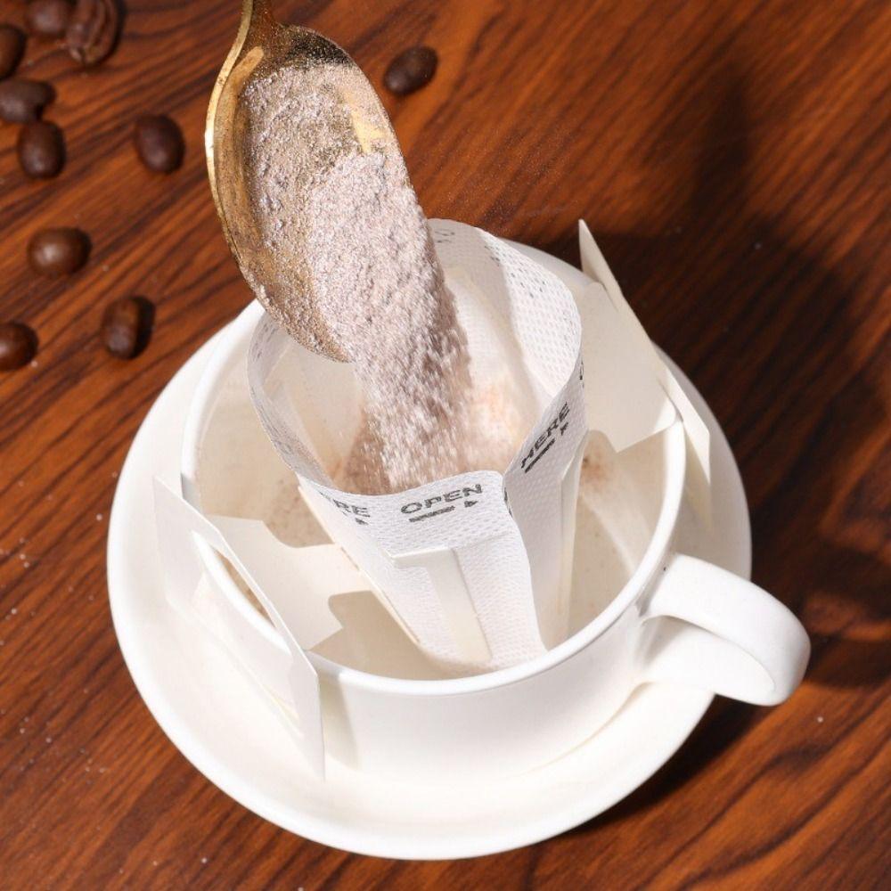 10/50Pcs Hanging Ear Coffee Powder Filter Bag Thickened Coffee Filter Durable Coffee Filter Bag