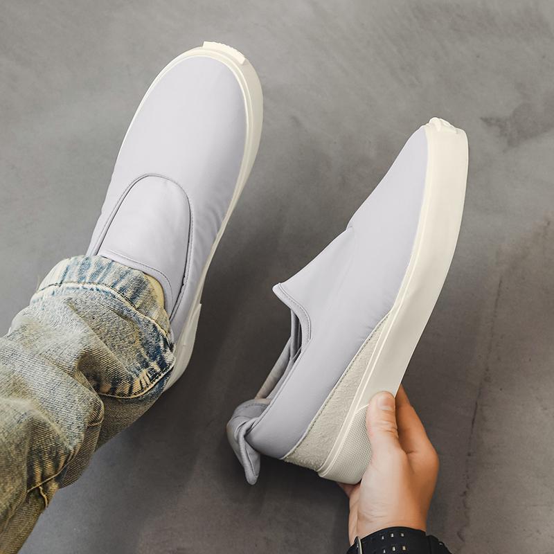 Novos Mocassins de Lona Masculinos Sapatos Casuais Masculinos, Sapatos Esportivos Masculinos Respiráveis e Confortáveis, Sapatilhas de Couro para Esportes ao Ar Livre