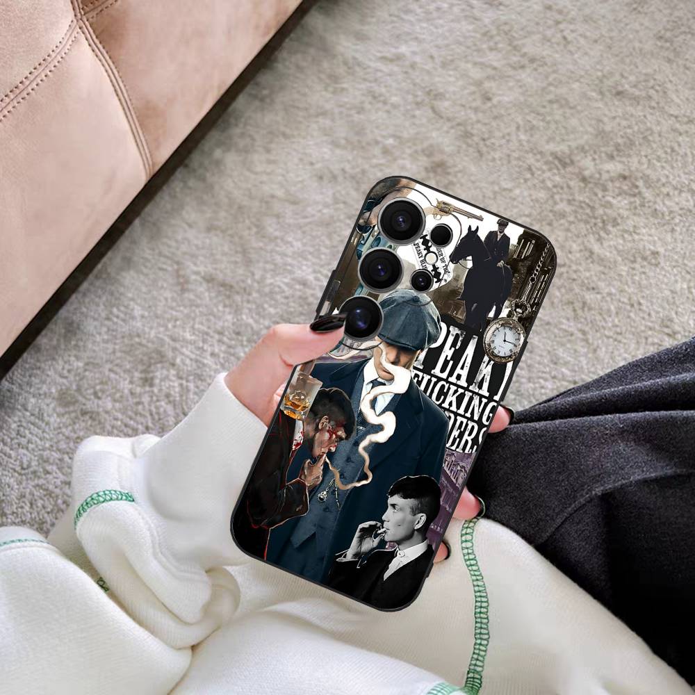 

British P-Peaky Hot B-Blinders TV Phone Case For Samsung S 24 Fe 25 Ultra Plus 20 Lite 21 30 22 23 24 22 Ultra 5G Fundas Samsung S21Ultra
