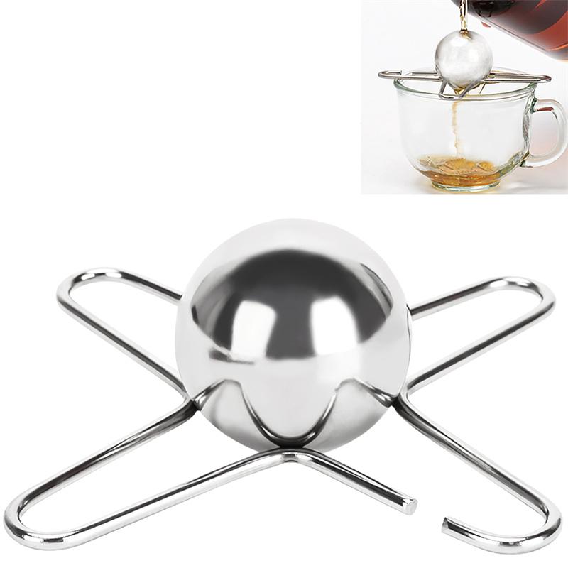 Frozen Ball For Espresso Coffee Reusable Cooling Coffee Tool Stainless Steel Ice Balls Cooling Coffee Flavor Enhancer Gadgets