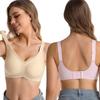 Wire-Free Seamless Bra: Enhances Bust, Smooths Underarm, Anti-Sag, Mesh Design, Plus Size