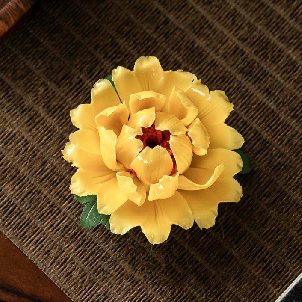 Peony Flower Incense Holder Incense Burner Decorative Incense Burner  Holder Incense Burner Cone Incense Holder Peony Supports