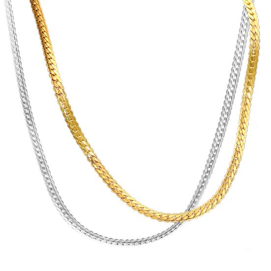 5mm 20Inches Men Necklace Twisted Chain Decoration Jewelry Long Lasting All Match Chain Necklace for Party