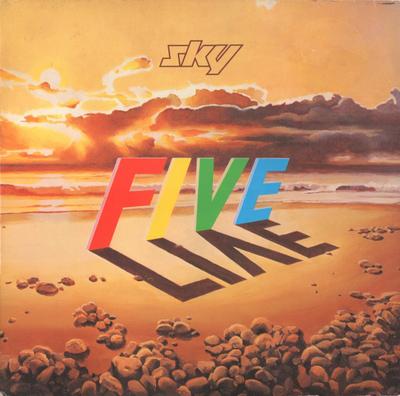LP-skiva SKY - Sky Five Live 302171 Ariola 1983 UK Rock Begagnad