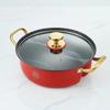 Yoshida Handwerker 34cm Edelstahl geteilter Hot Pot