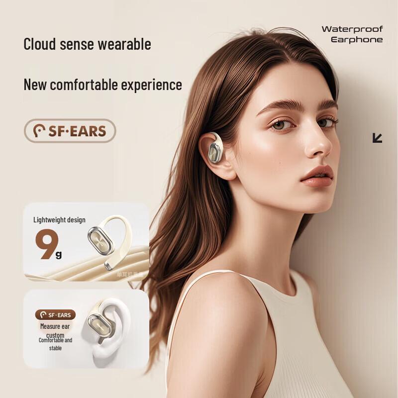 Newmine LY71 Ear-Hook Bone Conduction Sports Bluetooth Headset