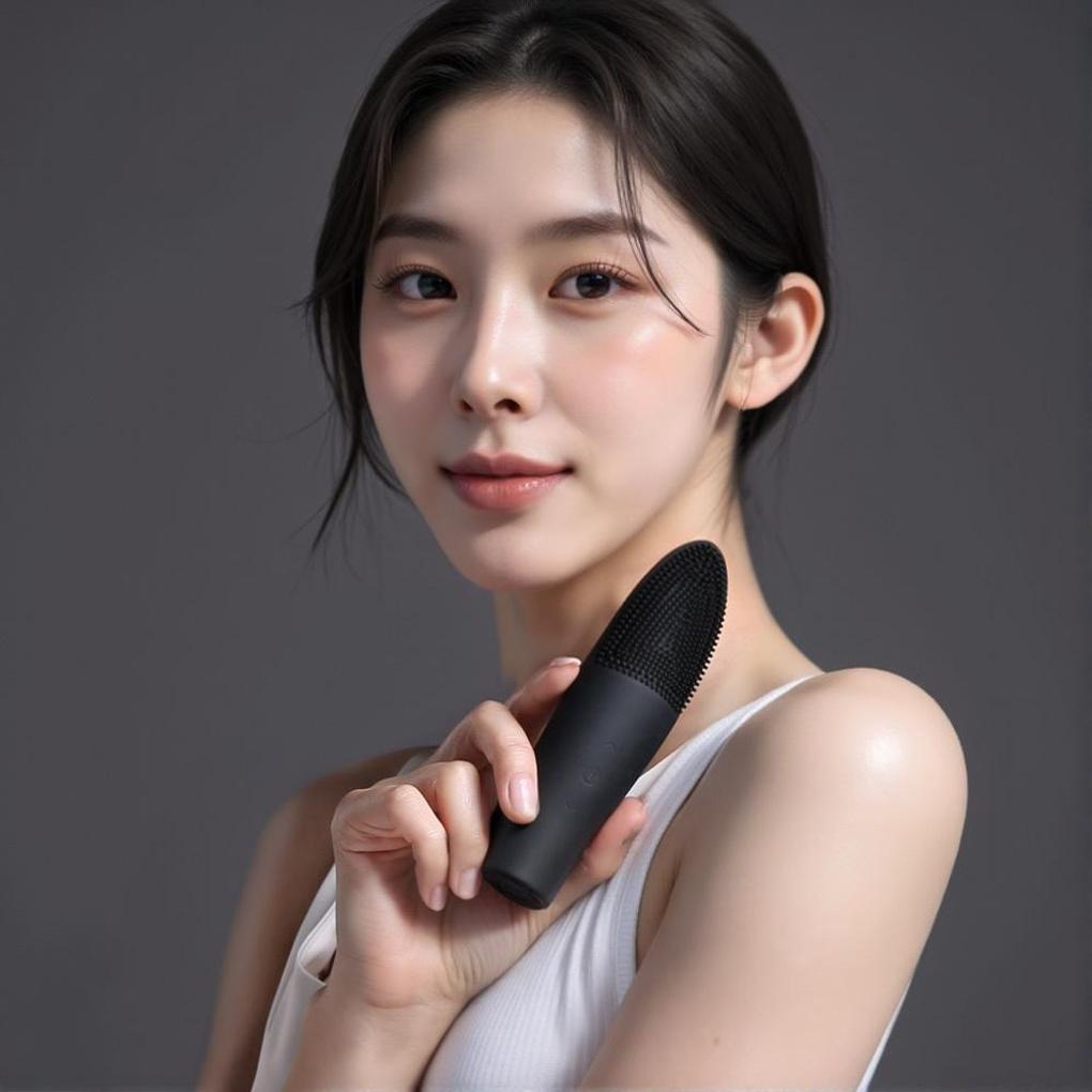 Oa Pureline Silicone Vibration Cleanser Facial Electric Massager Skin Home Care