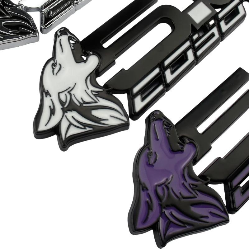 2Pcs New 3D Metal 5.0 Coyote Mach Logo Badge Emblem Decals Sticker For Mustang Dark Horse Shelby GT GT350 GT500 Accessories