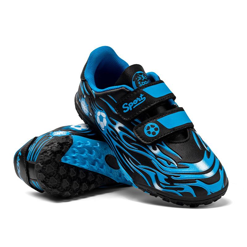 Children's Football Shoes AG Long Nails TF Broken Nails Student Campus Game Training Football Shoes Middle and Old Children's Velcro Sneakers
