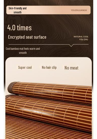 2026 Foldable Bamboo Mat for Dorms, Double-Sided Cooling, Usable in All Seasons, Free Shipping