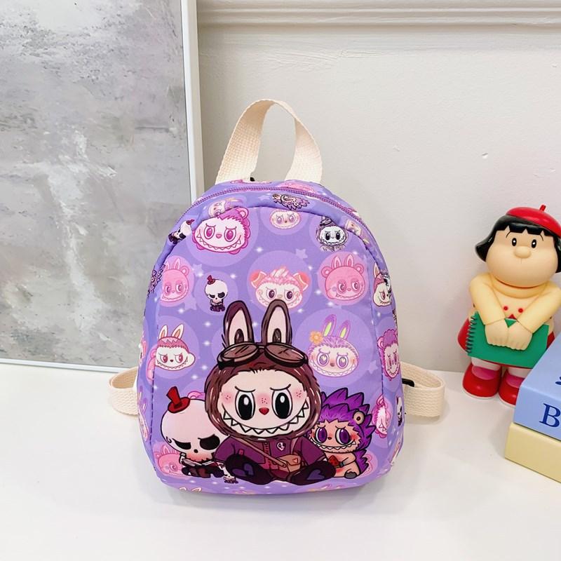 Cartoon Boys And Girls Small Backpack Foreign Style Printing Outdoor Outing Baby Small Schoolbag Children'S Bag