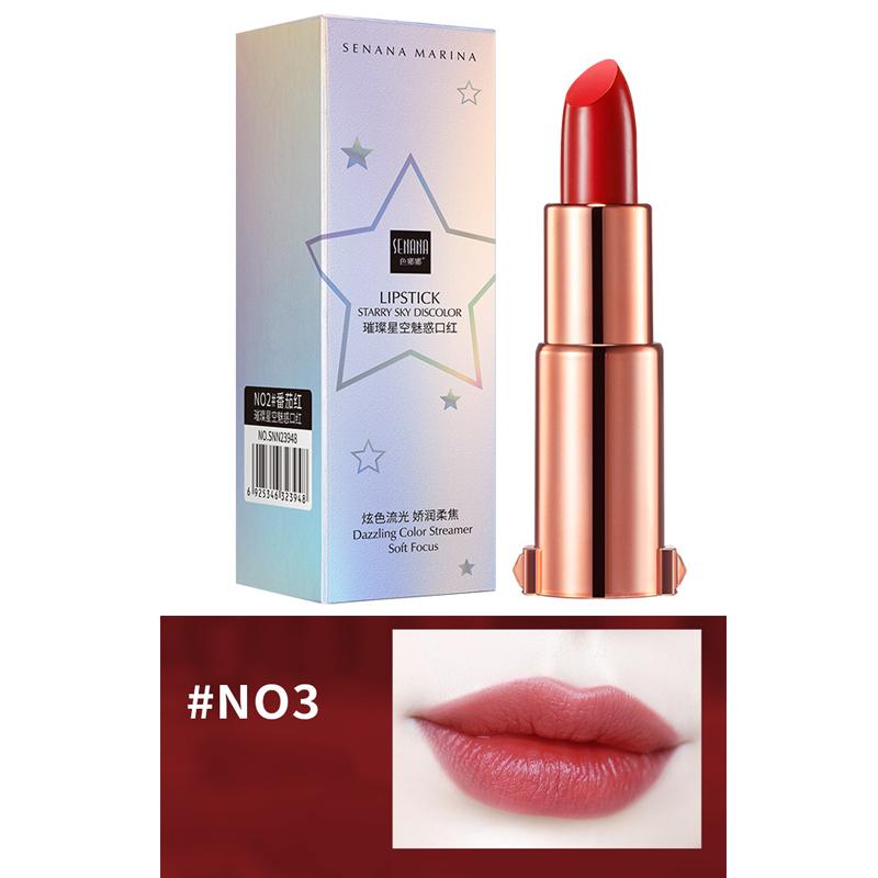Bright Starry Charm Lipstick Not Easy To Dip In The Cup Not Easy To Fade Care for Lips Lipstick