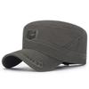 Men's Outdoor Cotton Flat Top Cap