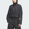 adidas Fos Series Fashion Simple Loose Versatile Stand Collar Jacket Women Jacket Carbon-Black JM4271