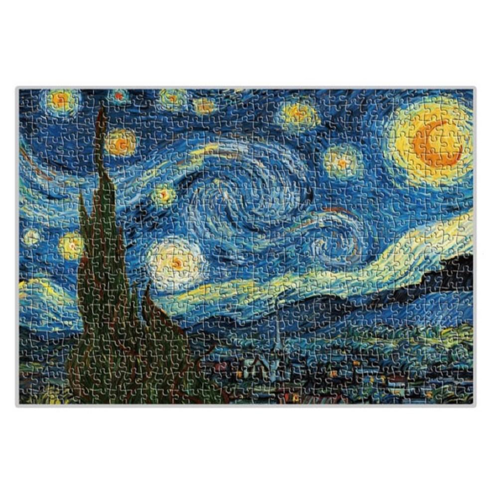 Haksan Culture Van Gogh's The Starry Night Masterpiece 500-Piece Jigsaw Puzzle