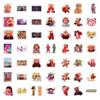 50pcsset Turning Red Classic Movie Waterproof Stickers For Notebook Car Luggage