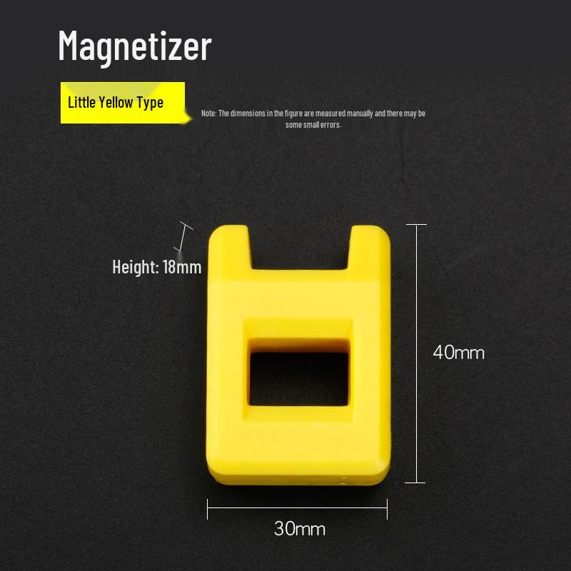 Magnetic Ceramic Drill & Air Screwdriver Bit with Quick Magnetizer/Demagnetizer