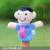 Mini Grandparents Christmas Fruit Soft Plush Finger Puppet Cartoon Hand Puppet Infant Baby Educational Story Role Play Toy