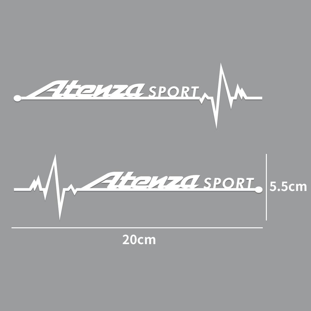 Car Styling 2pcs Car Side Window Body Decoration Stickers For Mazda Axela Atenza CX-3 E CX-5 CX-8 MS Demio MPS 3 6 Car Accessories