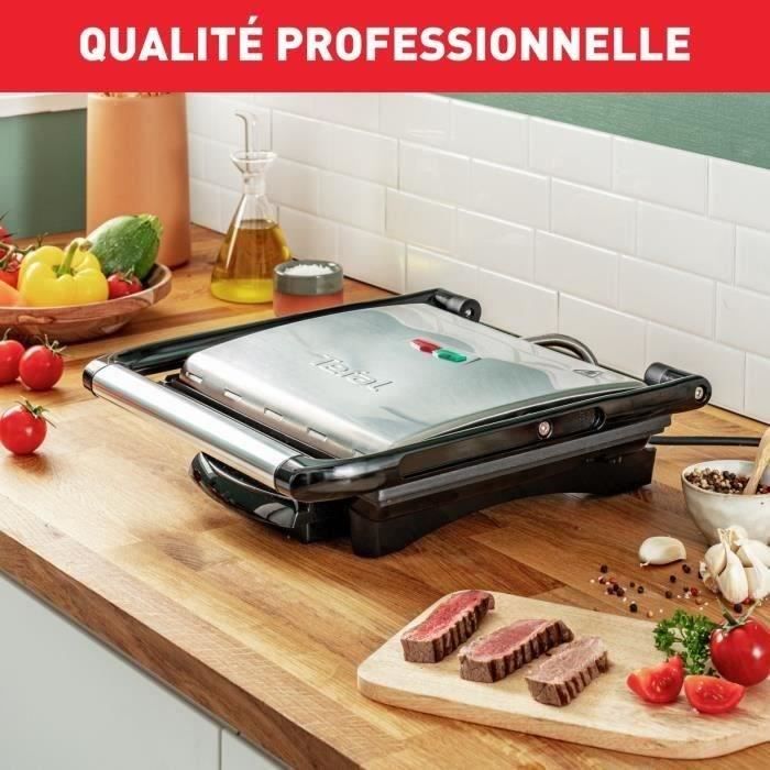 Grille-viande tefal inicio grill multifonctions, toaster panini, gc241d12