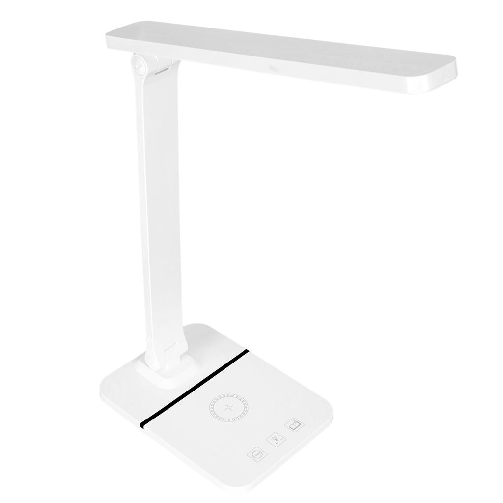 LED Desk Lamp 3 Lighting Modes Touch Control Eye Protection Table Light 15W Wireless Charging