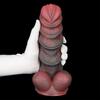Realistic Dildo for Women, Liquid Silicone Adult Sex Toy, Penis Male Masturbator, G-Spot and Anal Stimulation for Couples Solo Play