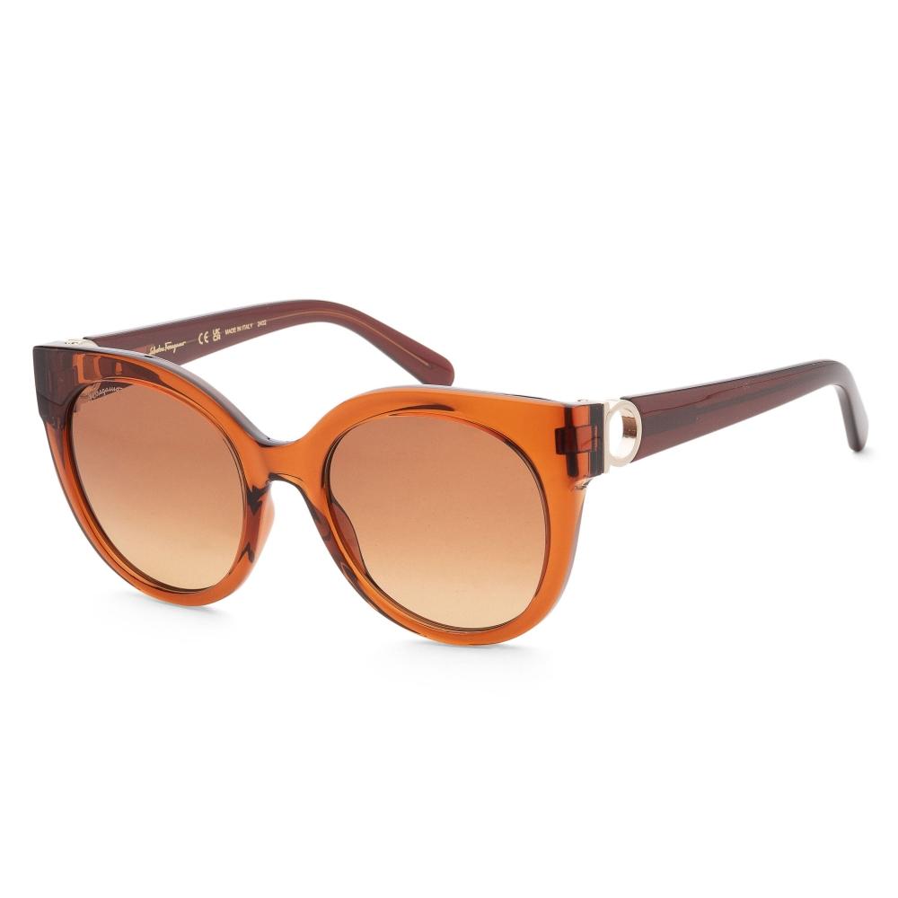

Salvatore Ferragamo Ferragamo Women S 53 Mm cryStal Caramel SunglaSSeS cryStal Caramel