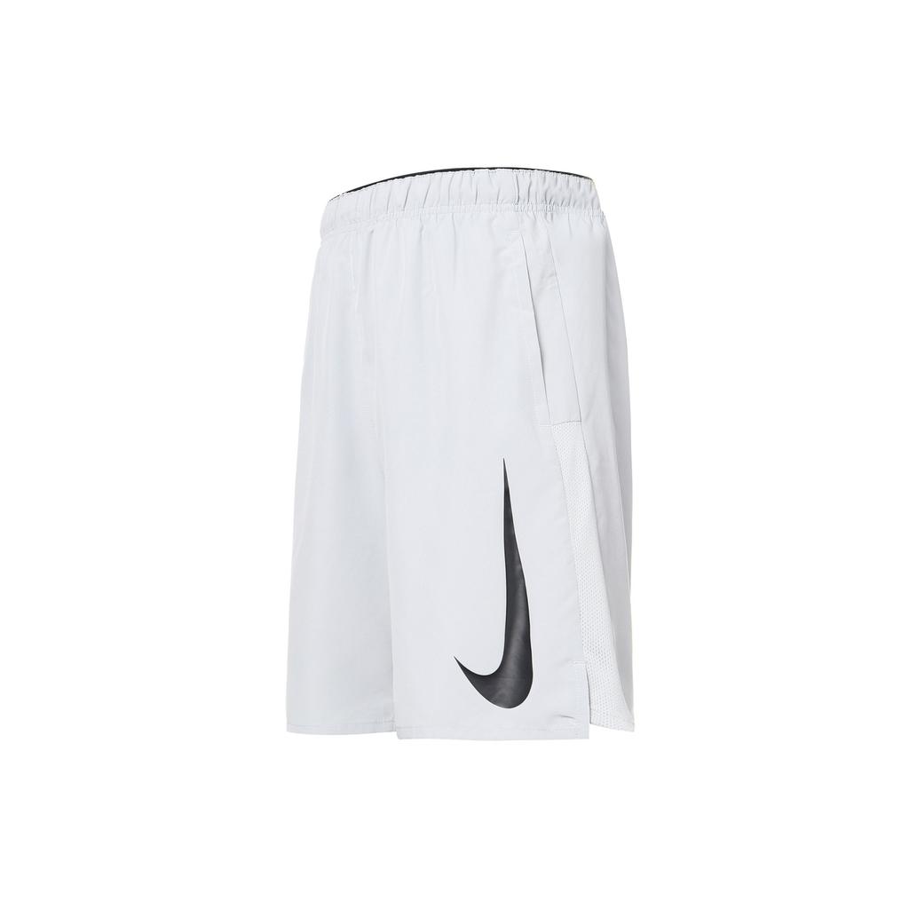 Nike Logo Print Solid Vintage Sport Elastic Fitted Straight Casual Shorts Men Bottoms Gray DX0905-077