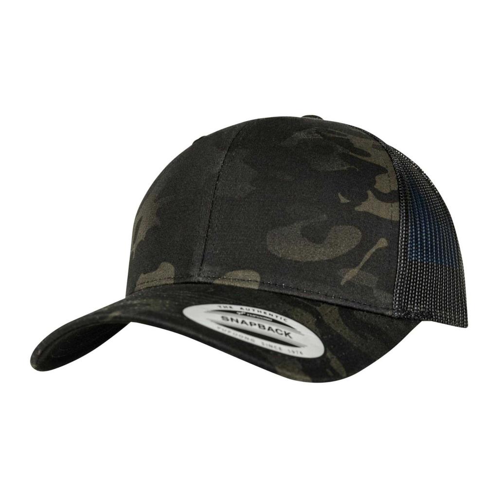 FLEXFIT Unisex Erwachsenen Retro Camouflage Trucker-Kappe