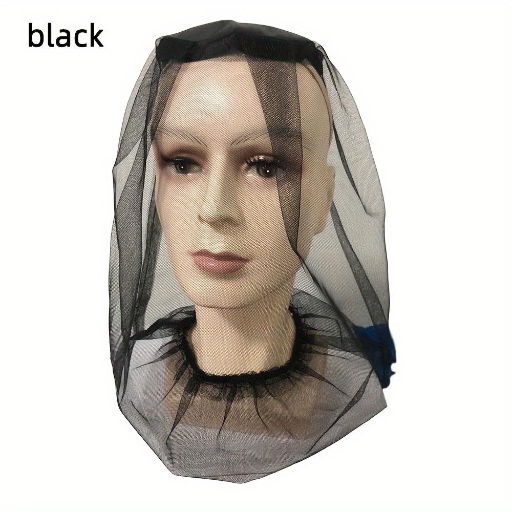 1Pc Lightweight Breathable Mosquito Net - Durable 70D Nylon, Essential For Camping, Hiking, And Fishing - Black Free size чёрный