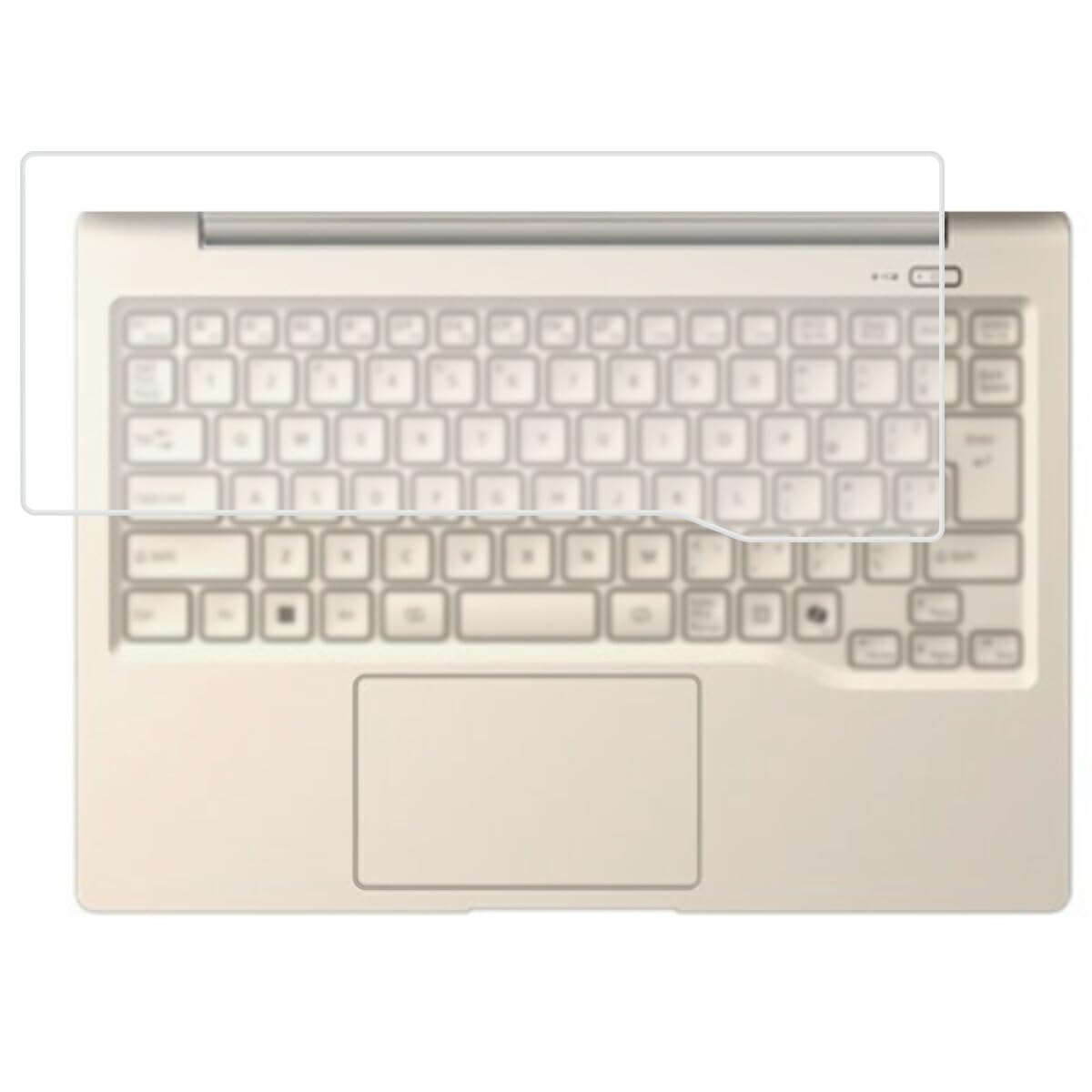 

Прозрачная защитная пленка для клавиатуры ClearView для модели Fujitsu FMV LIFEBOOK октября 2024 года. Сделано в Японии MH55/J3 WMB/J3 [Тихая]