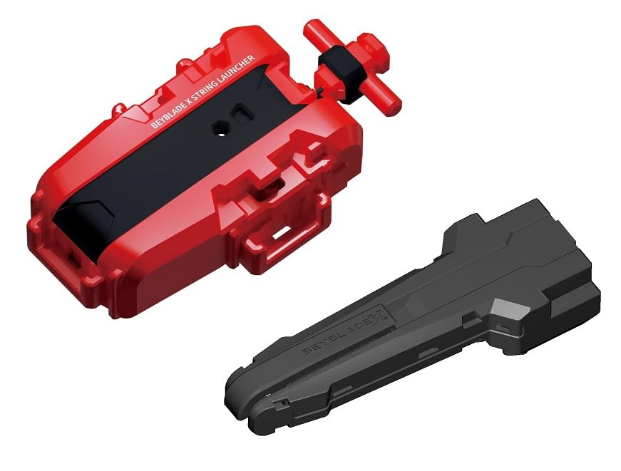 

Набор из 2 предметов BEYBLADE X Струнный запускатель (Красный цвет) (BX-23 включен) (Простая упаковка) + Рукоятка BX-11