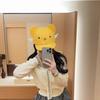 Magical Girl Sakura Angel Xiaoke Wings Soft Brim Baseball Cap Women's Easiest for Match Small Yellow Baseball Cap