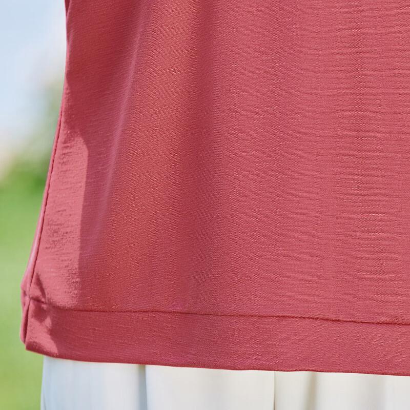 Pasite Women's Summer Round Neck Embroidered Casual T-Shirt