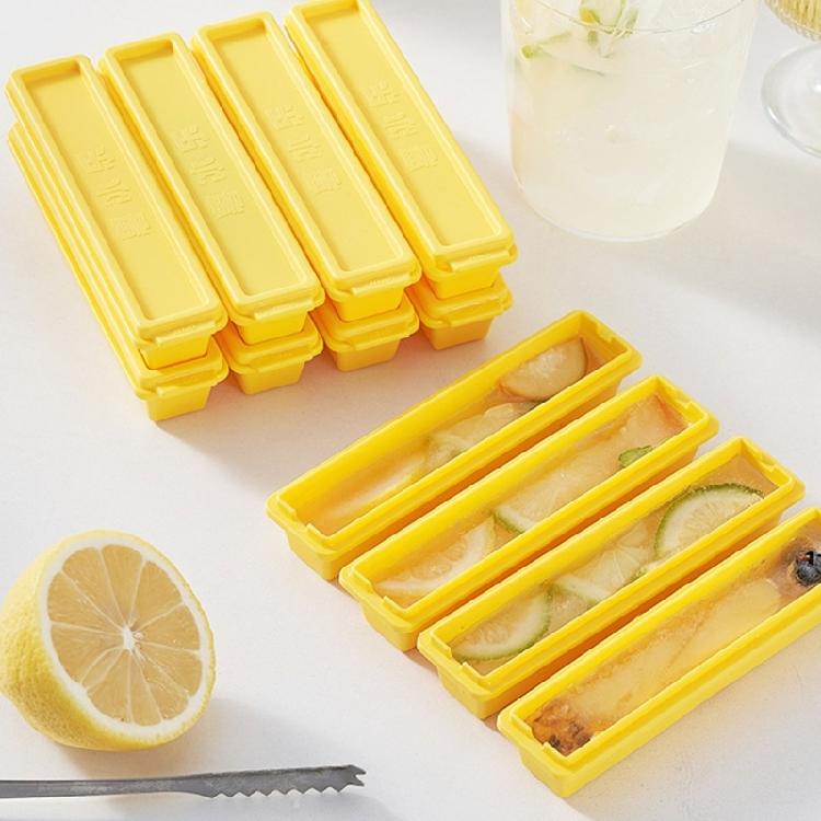 Household French Fry Shape Ice Making Molds Rectangular Portable Ice Maker Tool Cold Drink Accessories for Household