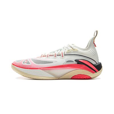 Li Ning BadFive Chase 1 Super Support Rebound Low Top Outdoor Performance Basketball Shoes Men's Champagne White ABFV007-11