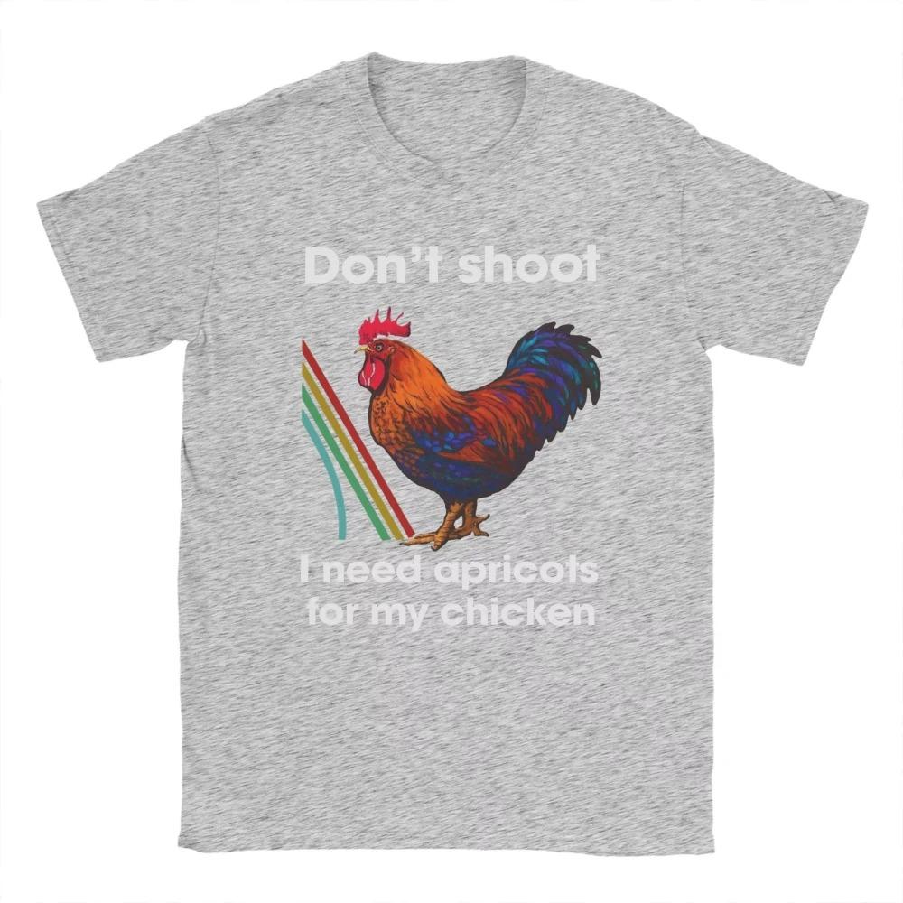 Retro Colorful Rooster Rainbow Stripe Graphic T-Shirt Farm Animal White Unisex Casual Crew Neck Women And Men T-shirts