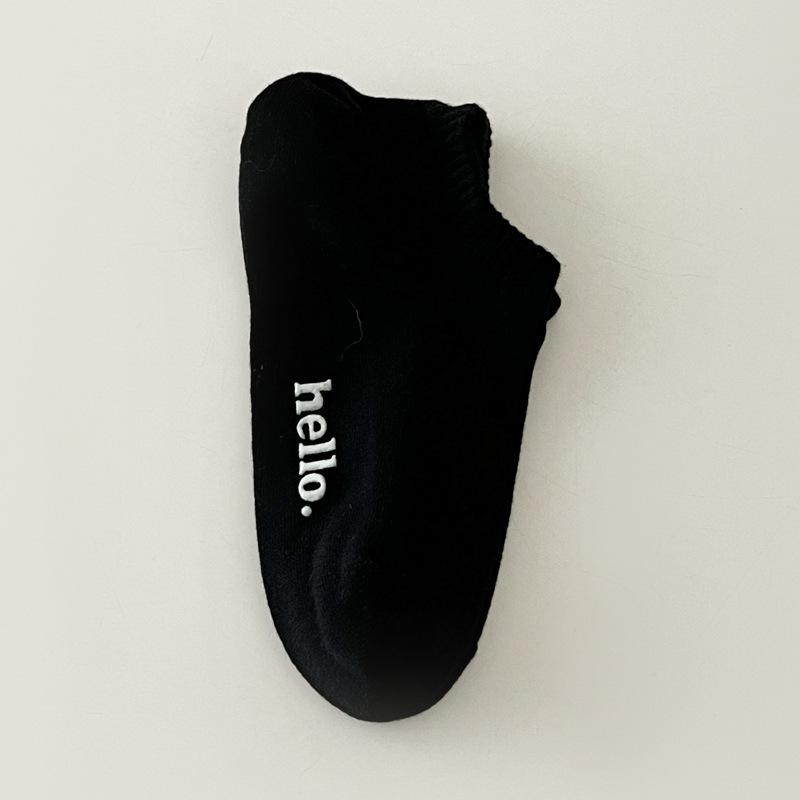 Colorful Women's Non-Slip Low-Cut No-Show Socks for Spring/Summer