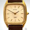 Used New Battery workingCITIZEN EXCEED Quartz Watch Gold Color