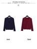 Women's Slimming V-Neck Long Sleeve Knitted Sweater, Plus Size, Versatile French Style, 2025 Autumn Collection.
