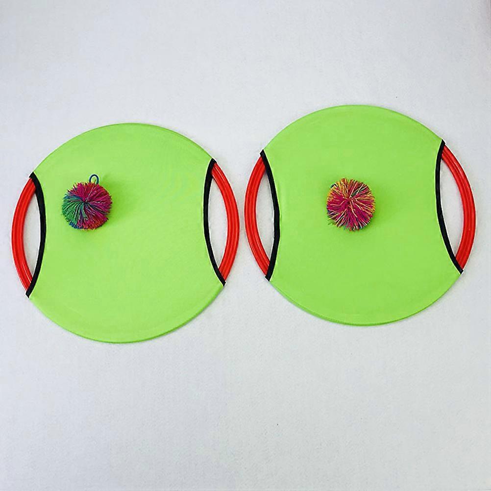 Jouet Plat Volant Élastique pour Lancer et Attraper 1 Ensemble Interaction Parent-Enfant