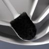 Plastic Toilet Brush with Base Set, Household Toilet Brush Without Blind Spots, Nylon Bristle Bathroom Cleaning Brush