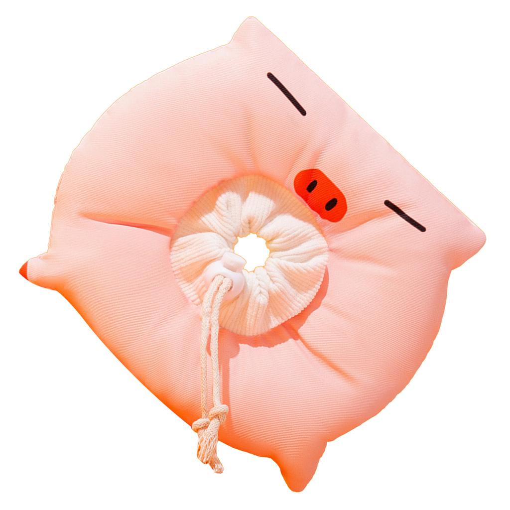Cat Surgery Recovery Collar Cute Animal Shape Prevent Lick Bite Protective Adjustable Cat Cone Collar for Kitten Puppy