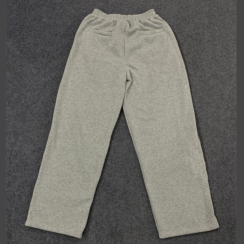 Pantaloni della tuta casual larghi tinta unita alla moda retrò Y2k