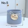 Simple Colored Flower Pot Ceramic Succulent Pot Plant Pot Planter Bonsai Home Decor Garden Decoration Desktop Ornaments